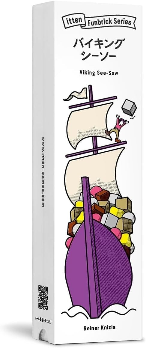 itten Board Game Viking Seesaw Fan Brick Series No.4 From Japan New
