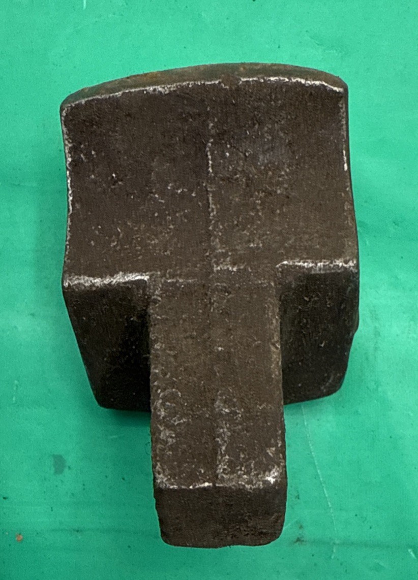 HALF-MOON. STAKE ANVIL HARDY TOOL Blacksmith Tool 3/4” Square Shank