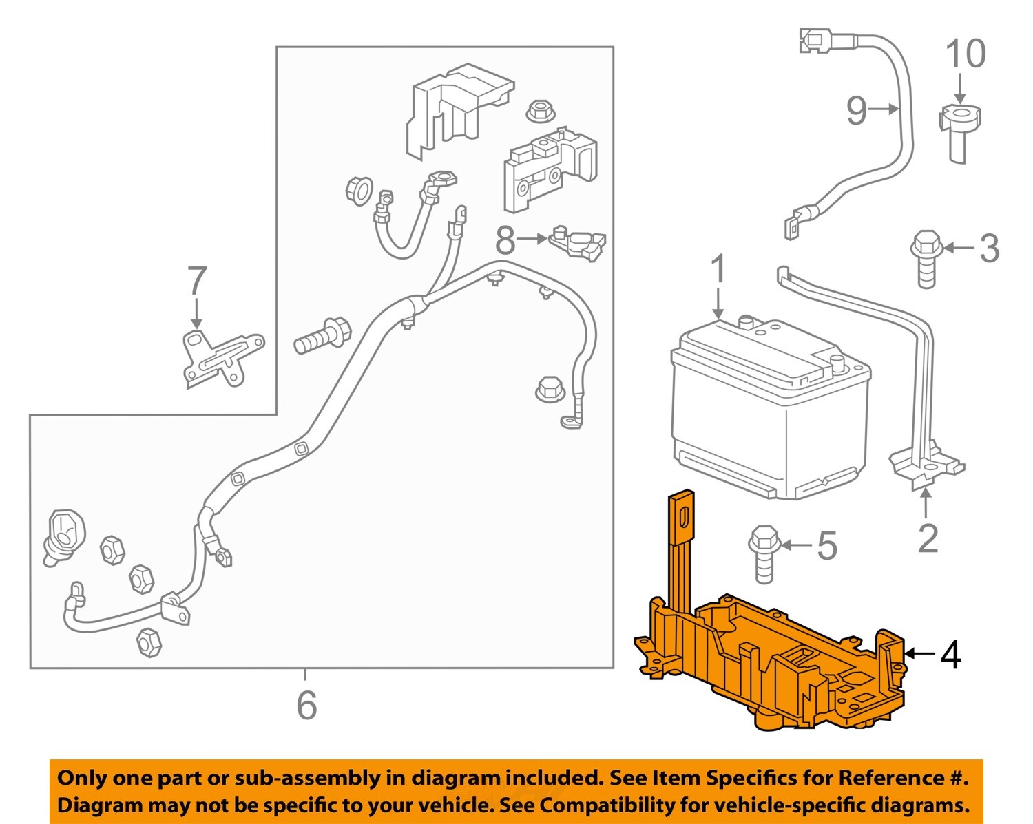 GM OEM 15-20 Trax Electrical Battery-Battery Tray 42401012