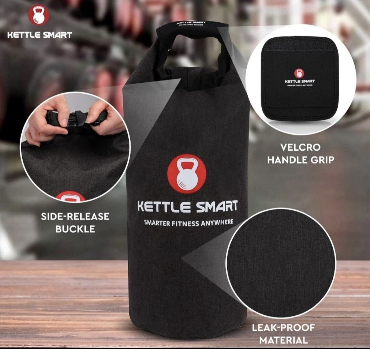 Kettle Smart Adjustable Kettlebell Home Travel Water Fitness 10-35LBS New