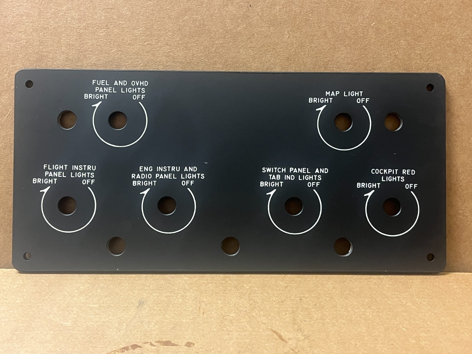 Beechcraft Twin Bonanza L23 U8-A Panel Assembly P/N 50-364252 New