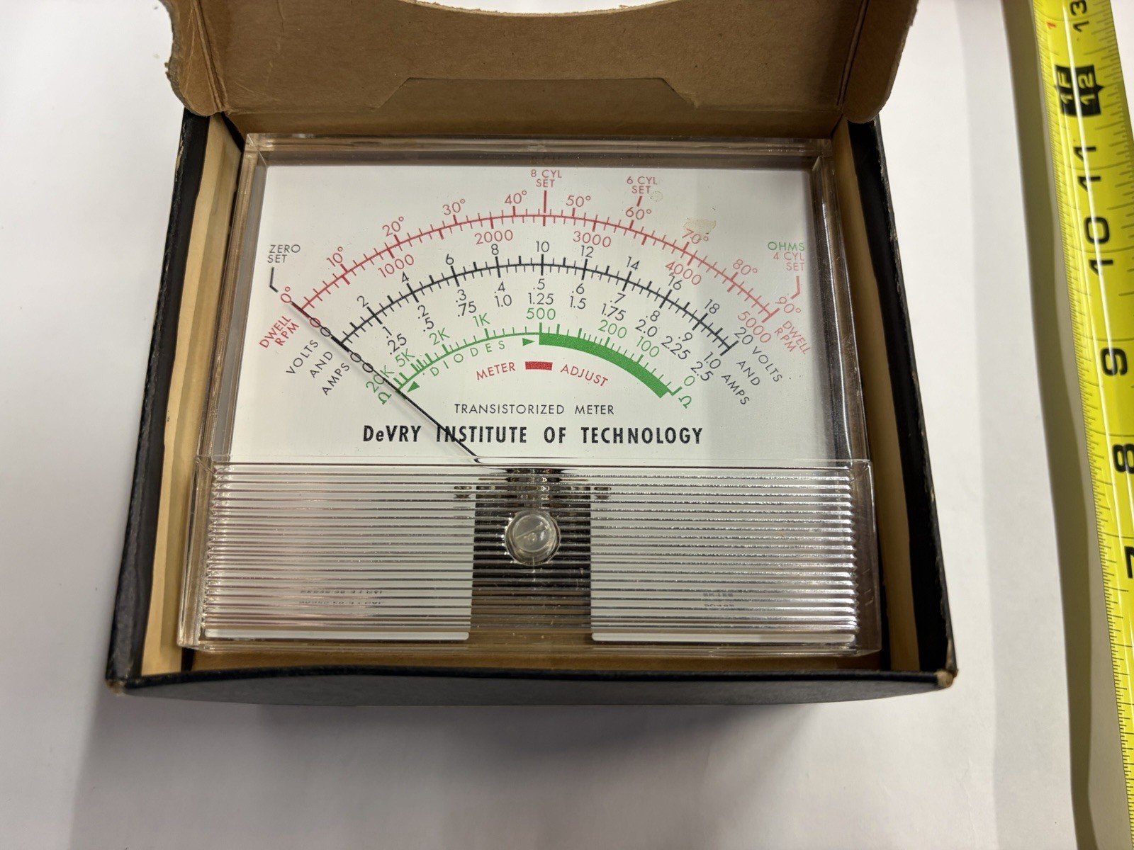 Simpson 13-22 Transistorized Analog Panel Meter NOS Original Box