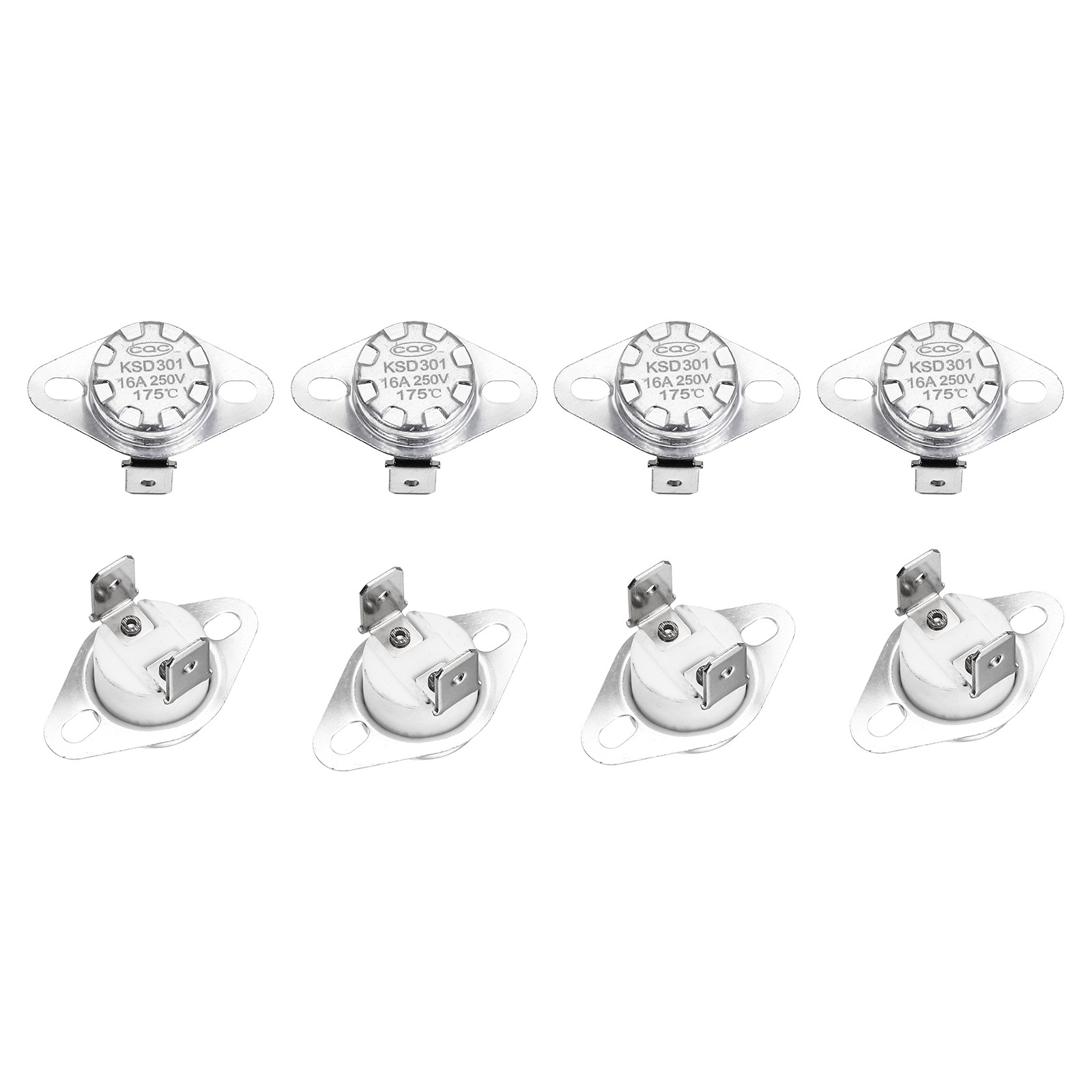 8Pcs KSD301 Thermostat 175℃/347°F 16A  N.C Temperature Control Switch