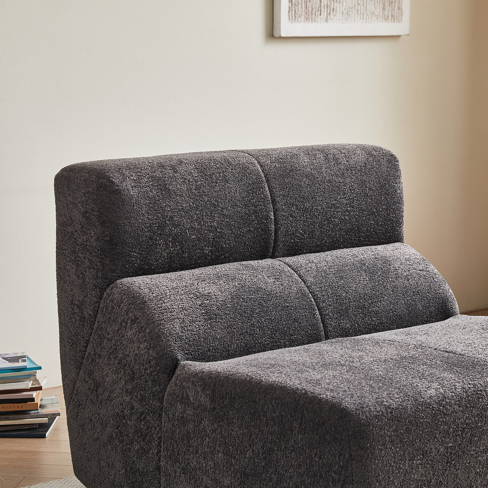Luxury Cloud-Soft Velvet Single Sofa Chair,Soft compress Sofa Perfect for Livi