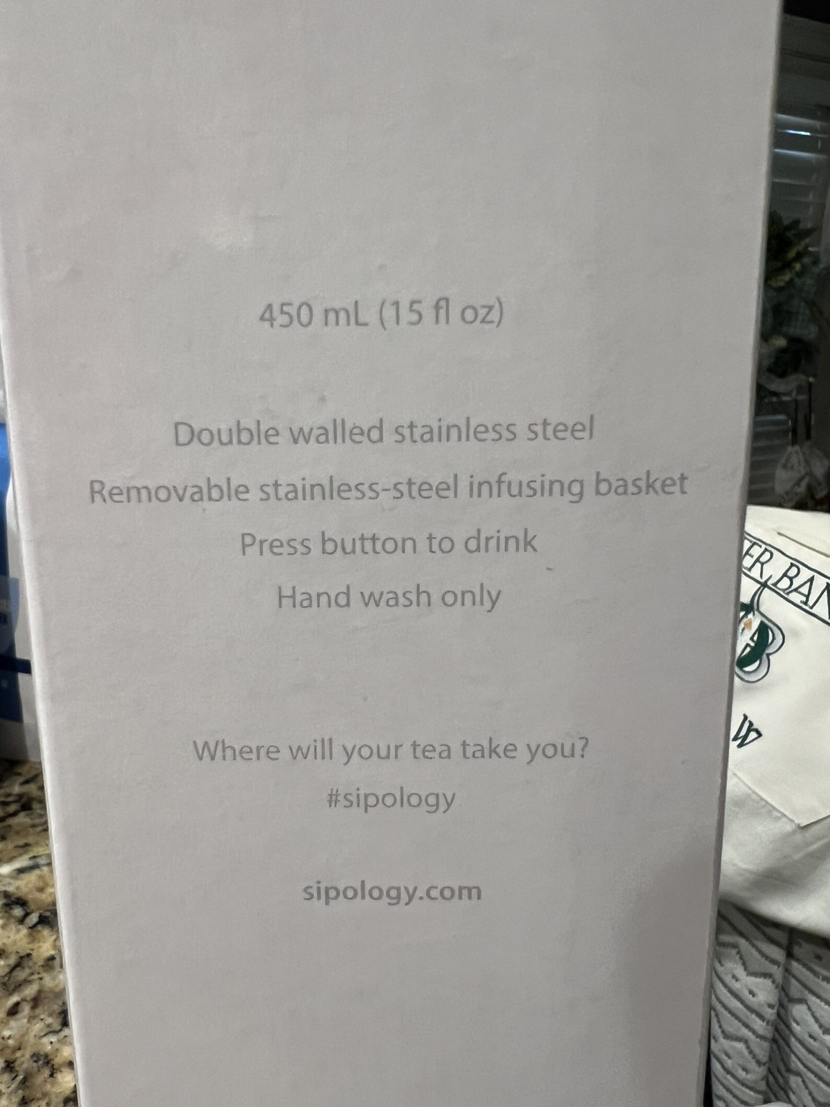 Sipology Impress Me Tea Tumbler
