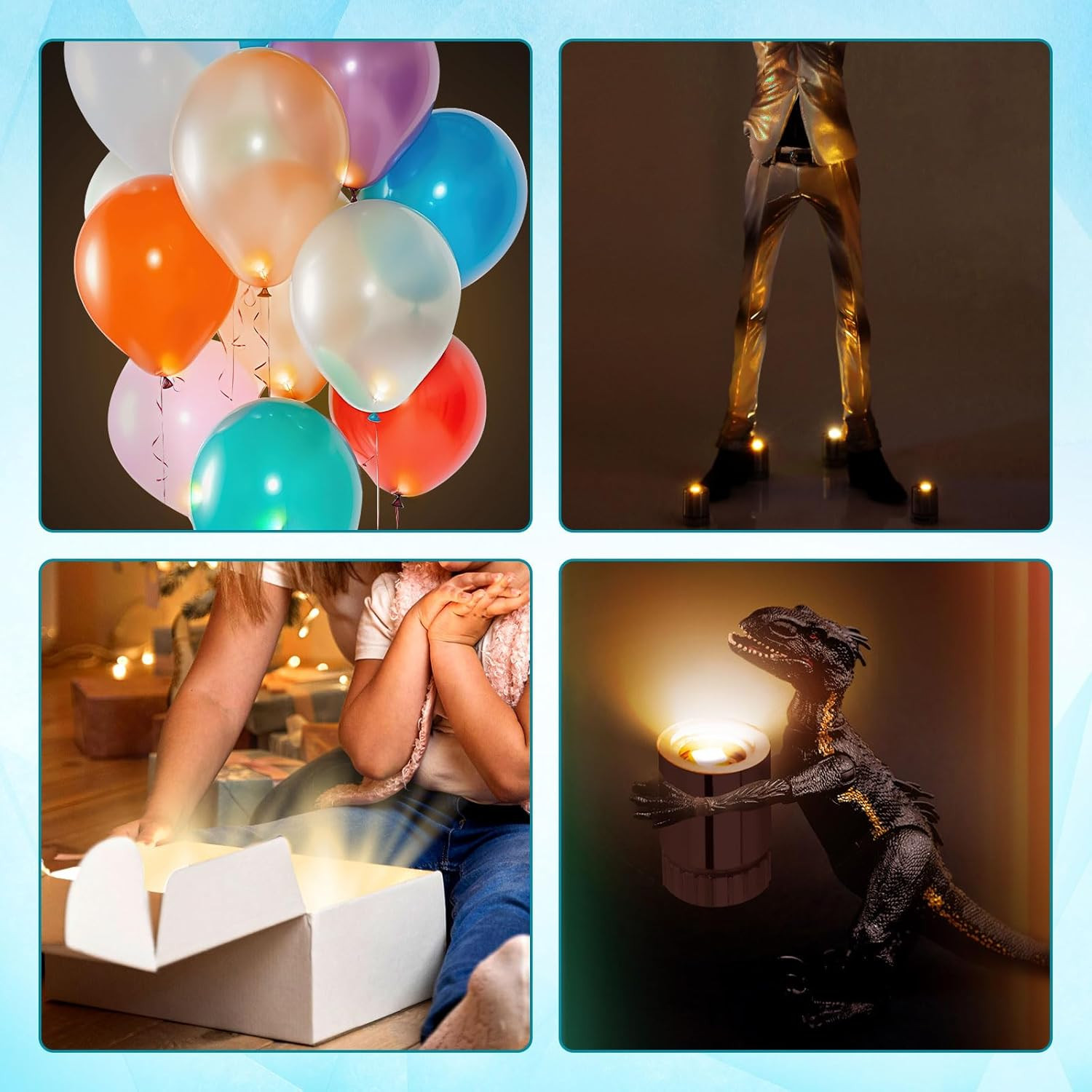 BTFO 10Pcs Miniature Led Lights, Tiny Small Led Lights Battery Powered Balloon M