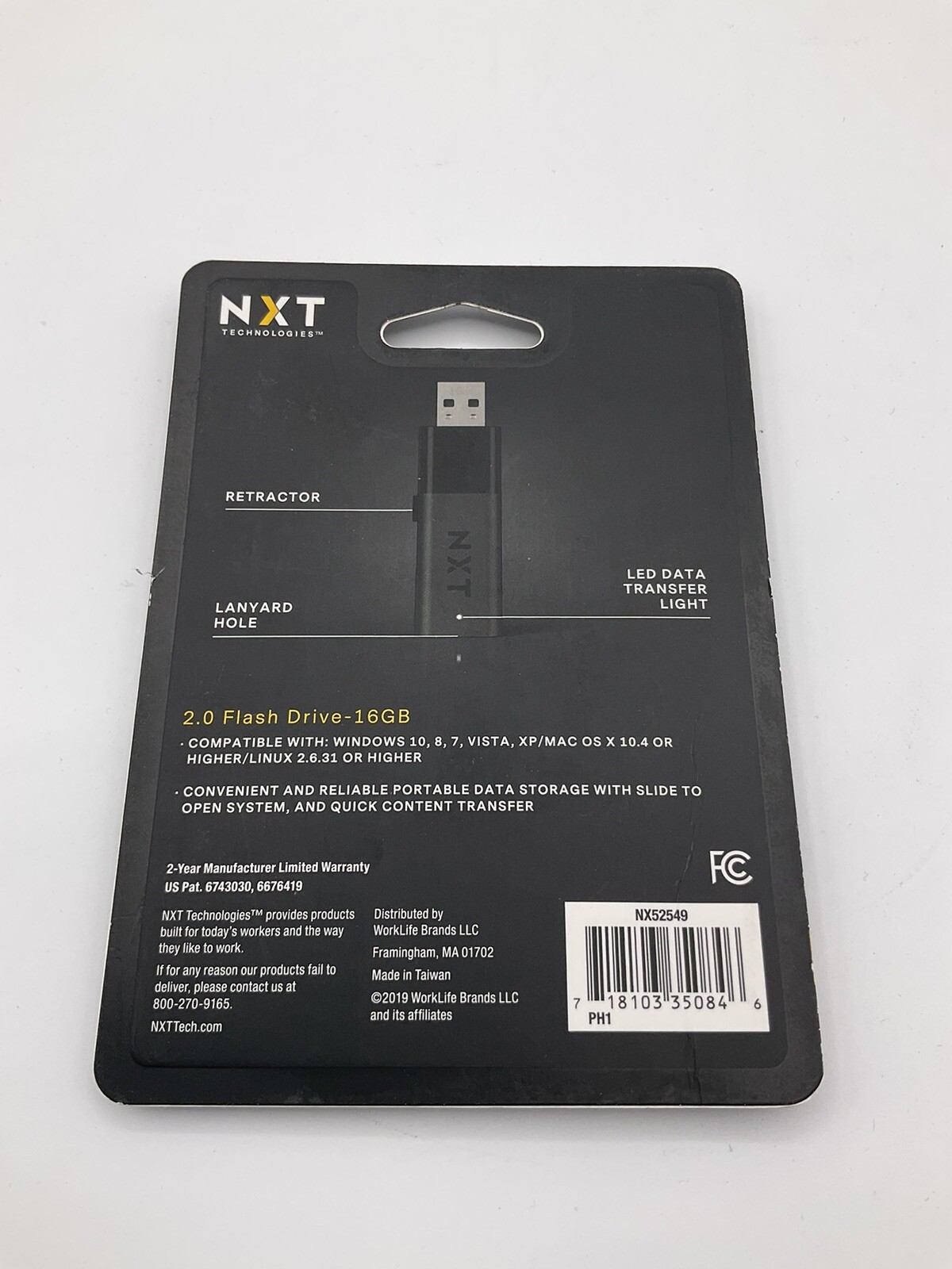 NXT Technologies 16GB USB 2.0 Flash Drive, 2/Pack (NX52549)