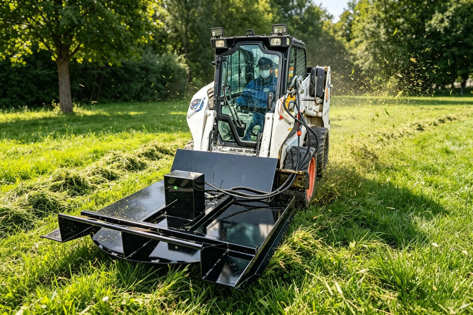 BRUSH CUTTER Rotary Brush Hog mower Land Clearing fit bobcat loader Attachments