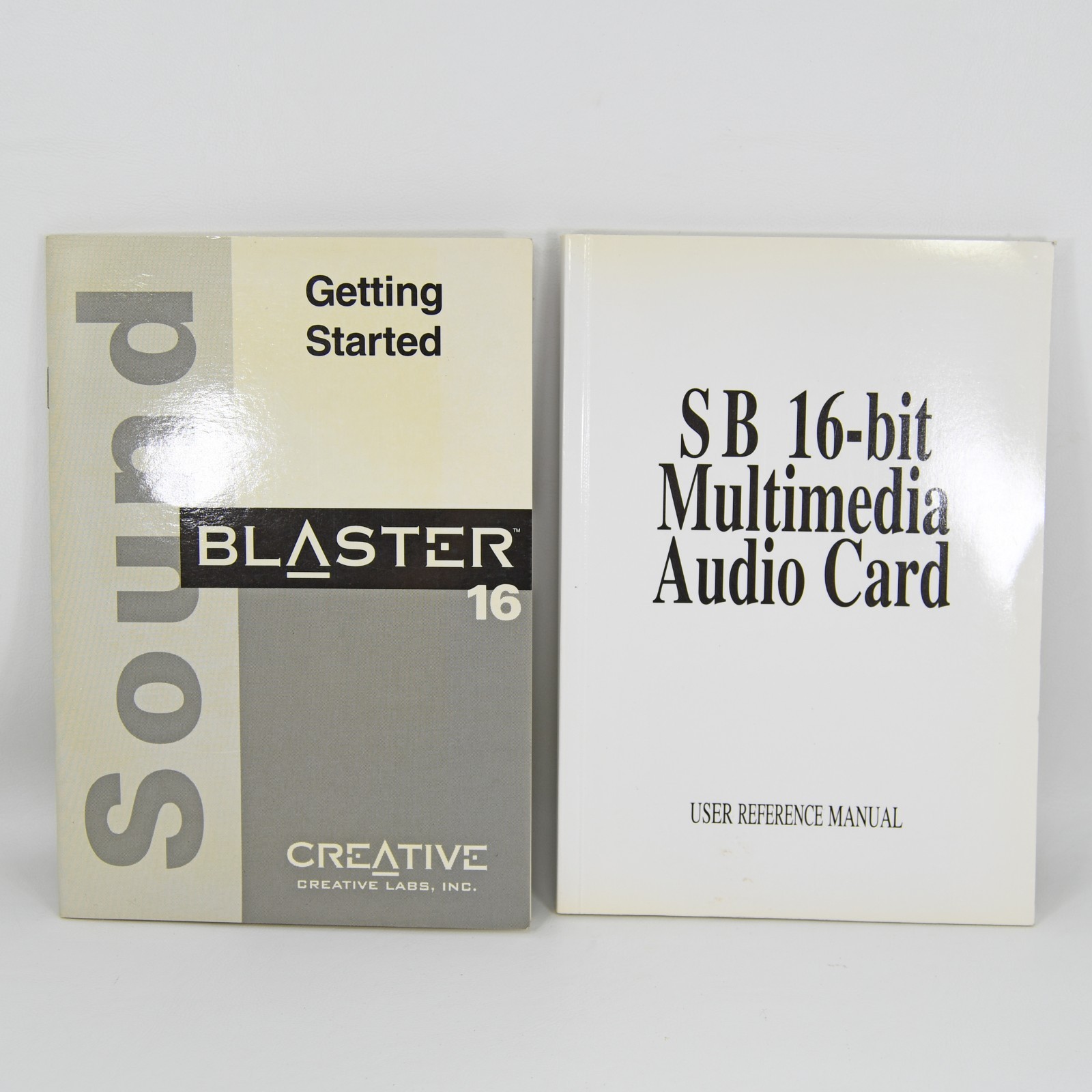 VTG Sound Blaster 16 SB 16-Bit Multimedia Audio Card Getting Started User Manual