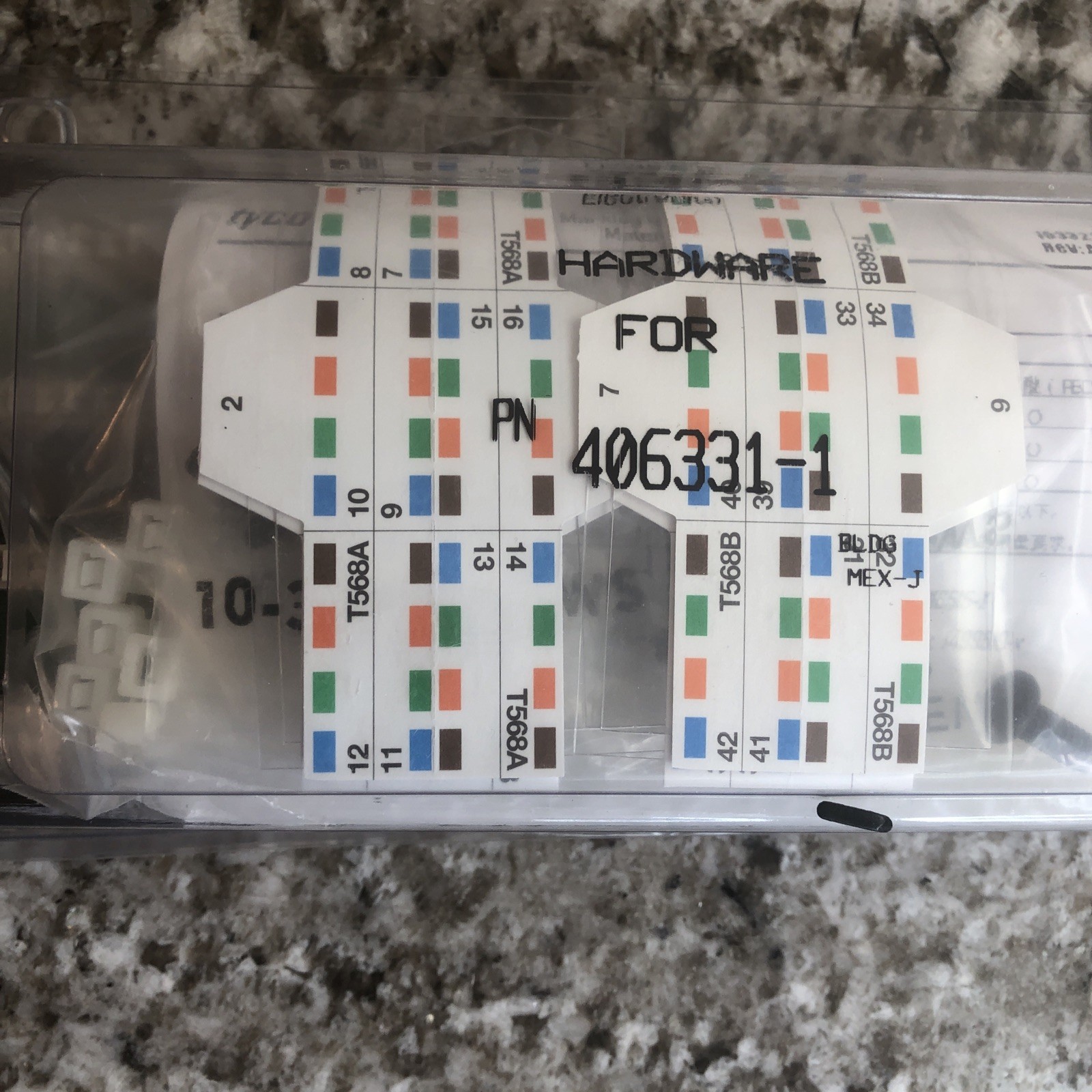 Genuine Tyco Electronics 406331-1 Netconnect Systems Cat 5e Patch Panel 48 Port