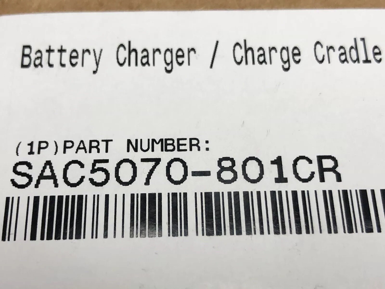 OPEN BOX Symbol SAC5070-801CR 8 SLOT BATTERY CHARGER charges 8 RS507 batteries