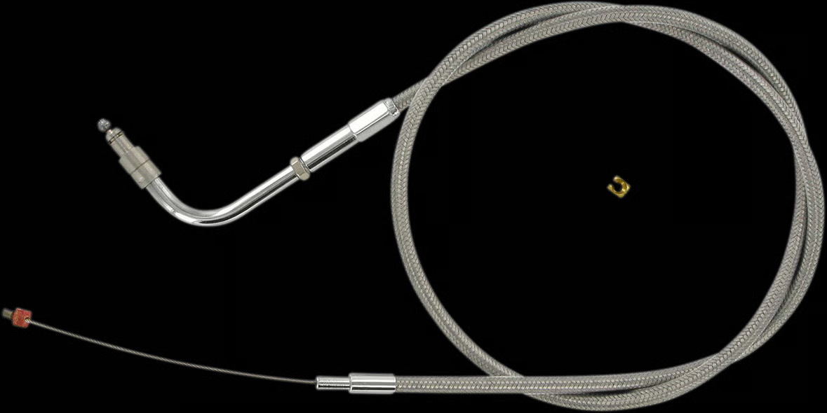 Barnett Throttle Cable Clear 31 in. L 102-30-30012 Stainless Steel DS-223596