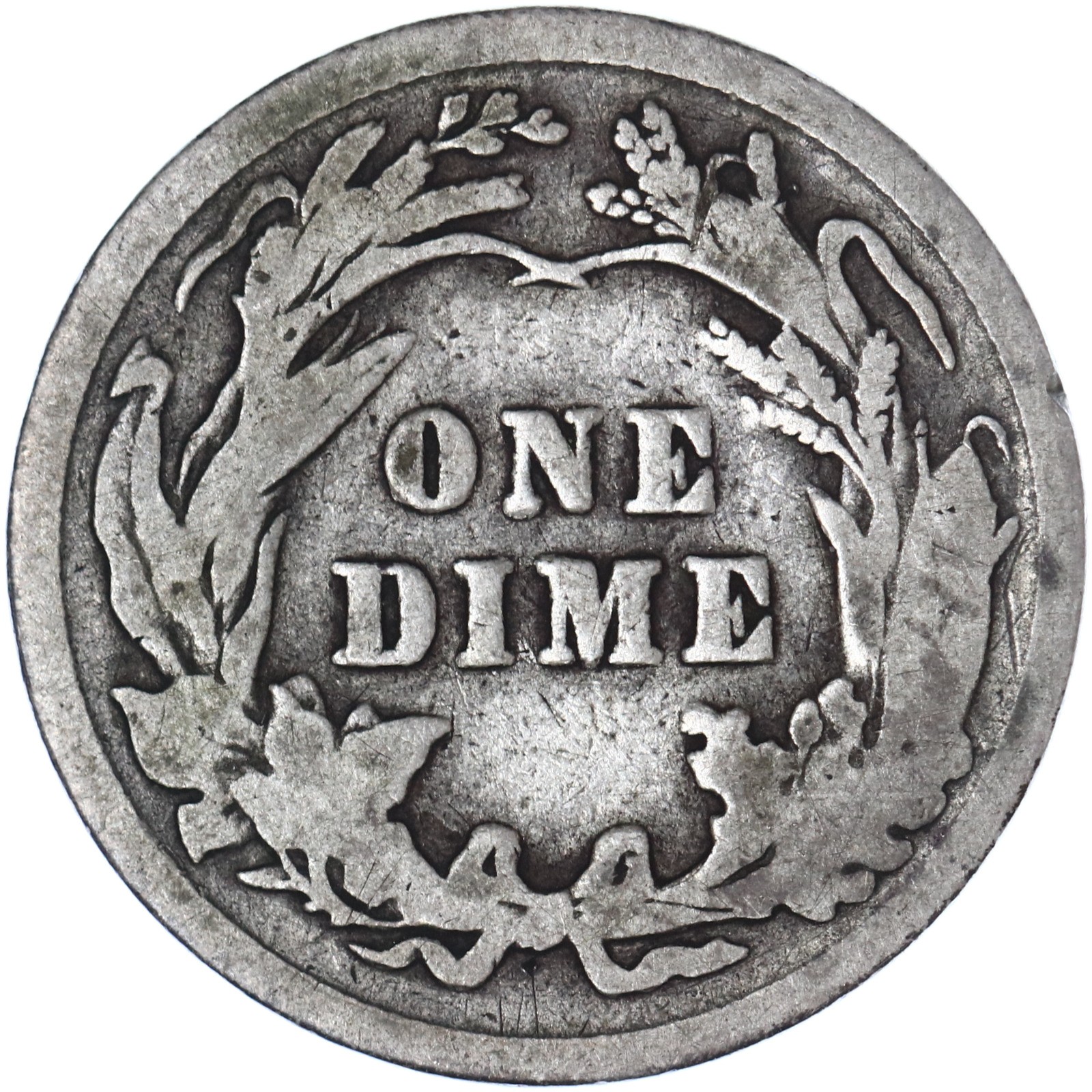 1908 (P) Barber Dime 90% Silver Good GD