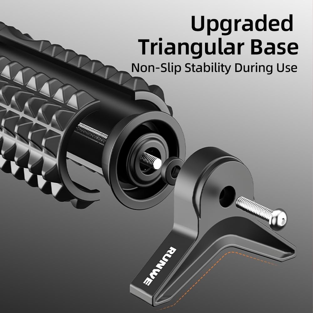 Foam Roller with Stand - Bracket Foam Roller for Back Pain, 21 inch Trigger P...