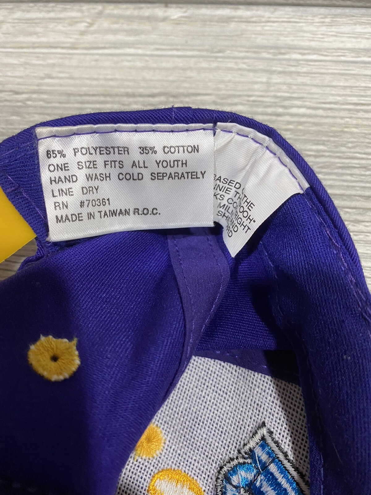 Kids Youth Size Winnie The Pooh Snapback Cap Hat