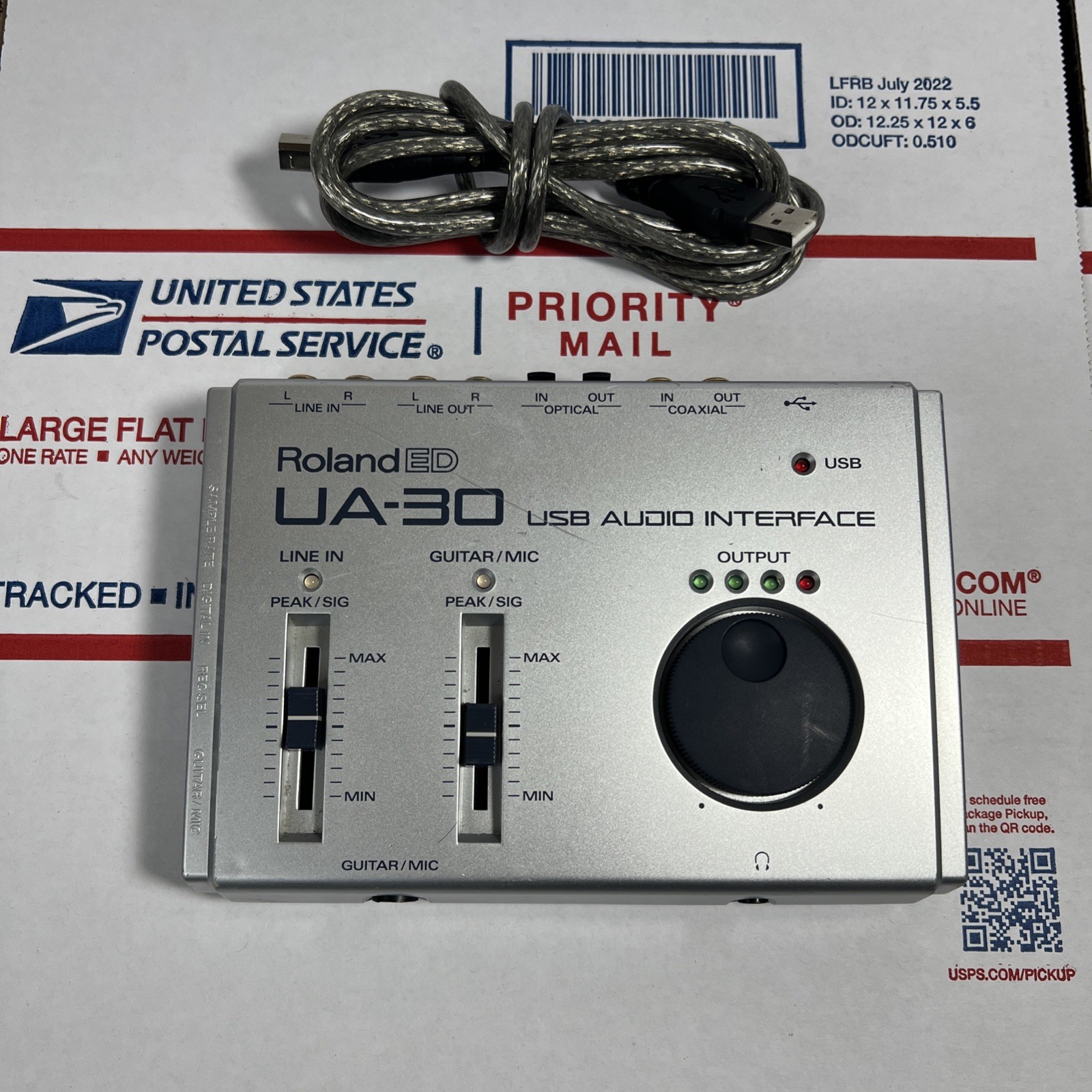 Roland ED UA-30 USB Audio Interface - TESTED - SAME DAY SHIP - WARRANTY