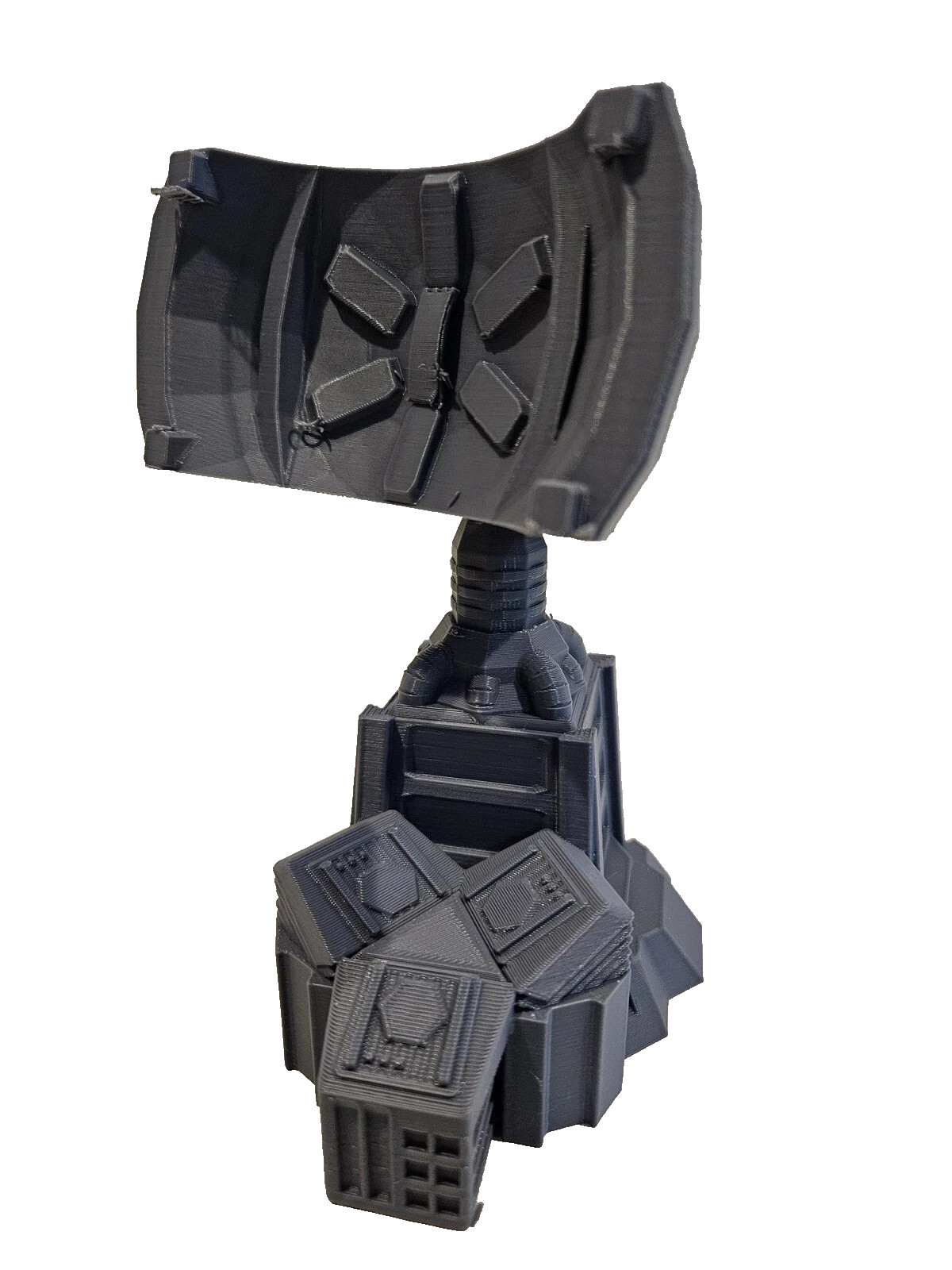 3D Printed Communication Tower Star Wars Legion Terrain Grey PLA Plastic