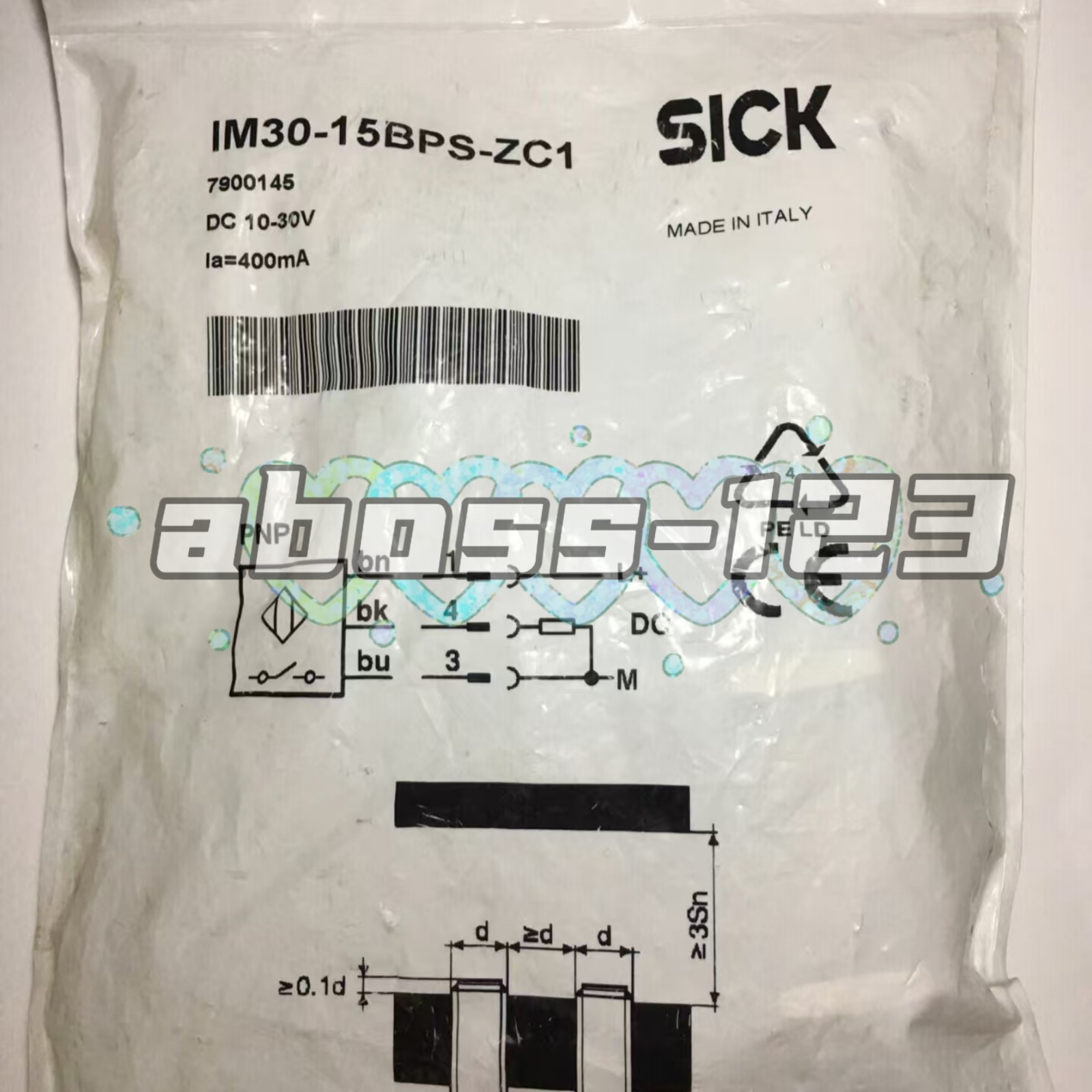 SICK IM30-15BPS-ZC1 Inductive Proximity Sensors IM3015BPSZC1#1pcs New In Box