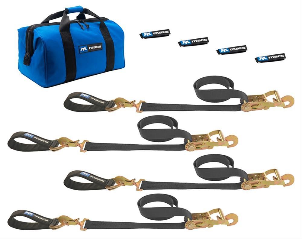 Mac's Ultra Pack Ratchet Straps Axle Straps Storage Bag 10lb. Strap 511216