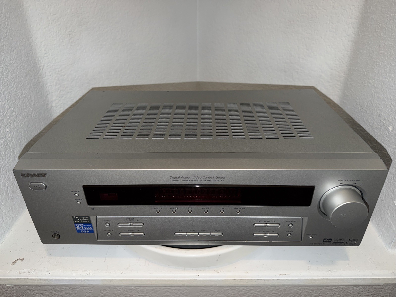 Sony STR-K650P HiFi Stereo 5.1 Channel Home Theater Surround AVR. See Video!