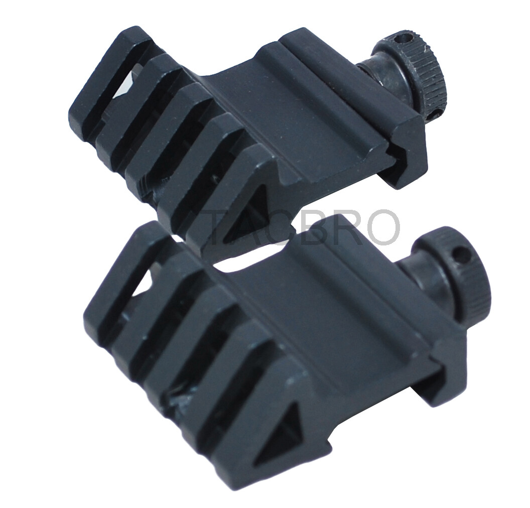 New 2 PCS 1 Pair 45 Degree Offset Rail Mount Quick Release for Picatinny Weaver