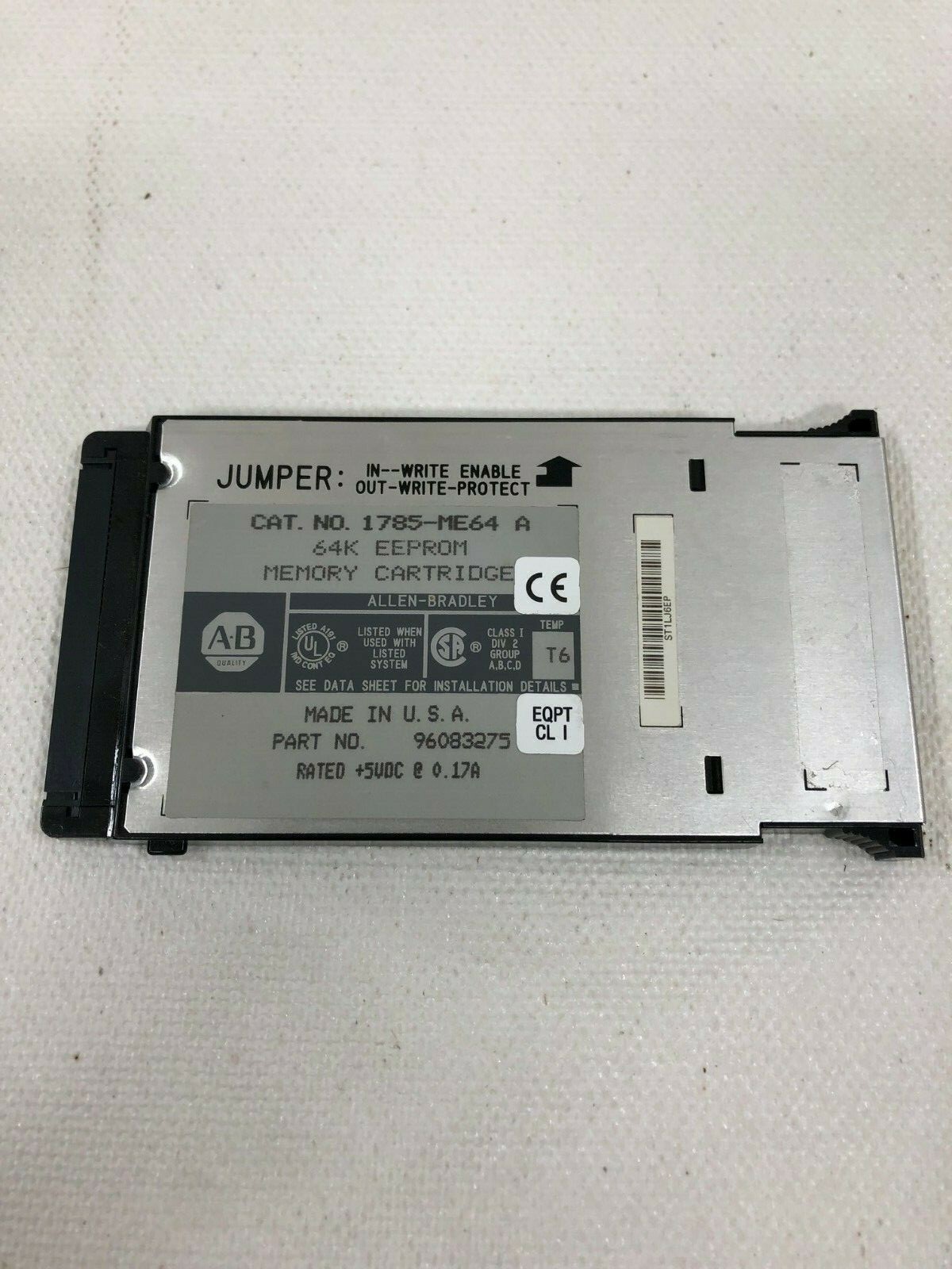 Allen Bradley 1785-ME64 Memory Cartridge