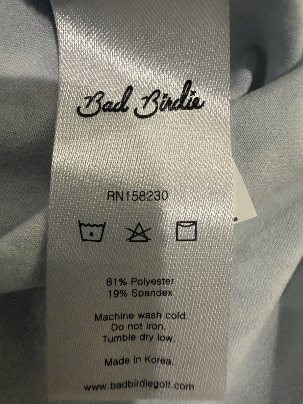 Bad Birdie Performance 1/4 Zip Pullover Mens Large Geometric Long Sleeve