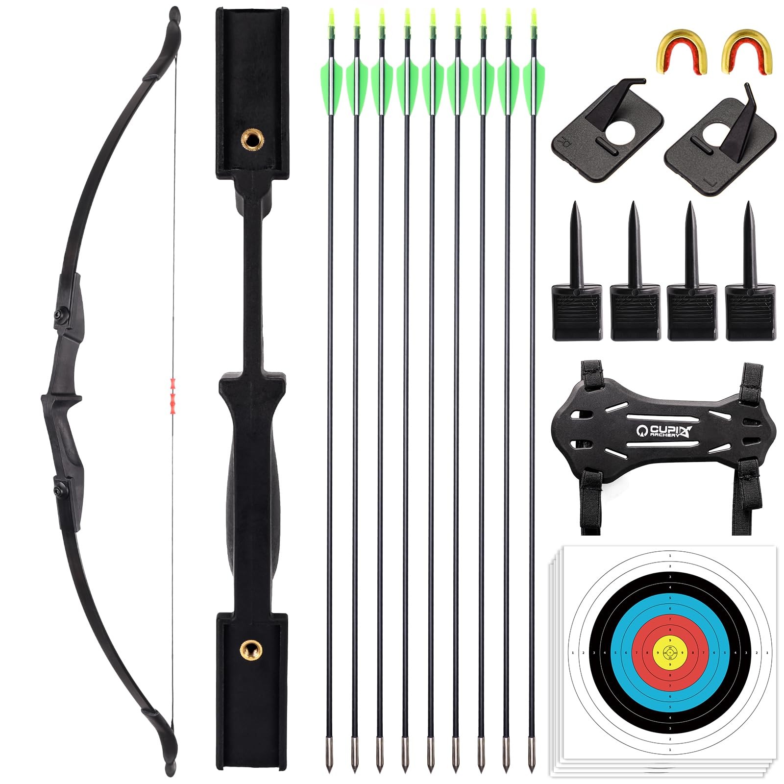 Bow and Arrow Set for Adults - Archery Takedown Recurve Bow Set for Beginners...