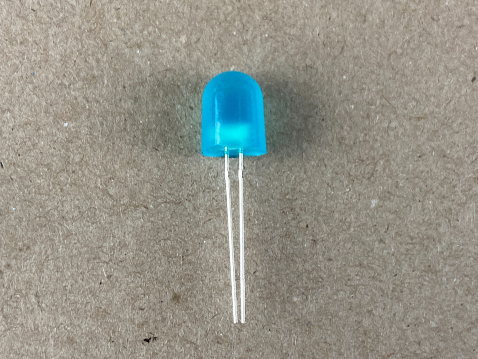 1 New FROSTED 10mm BLUE 8v 12v Grain-of-Wheat LED Light 10v Lamp Bulb Bare Wire