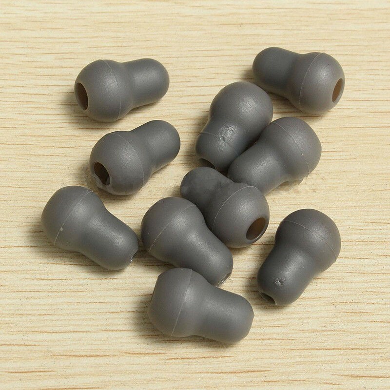 10Pcs Silicone Gray Soft Eartips Earplug Earpieces For Littmann Stethoscope