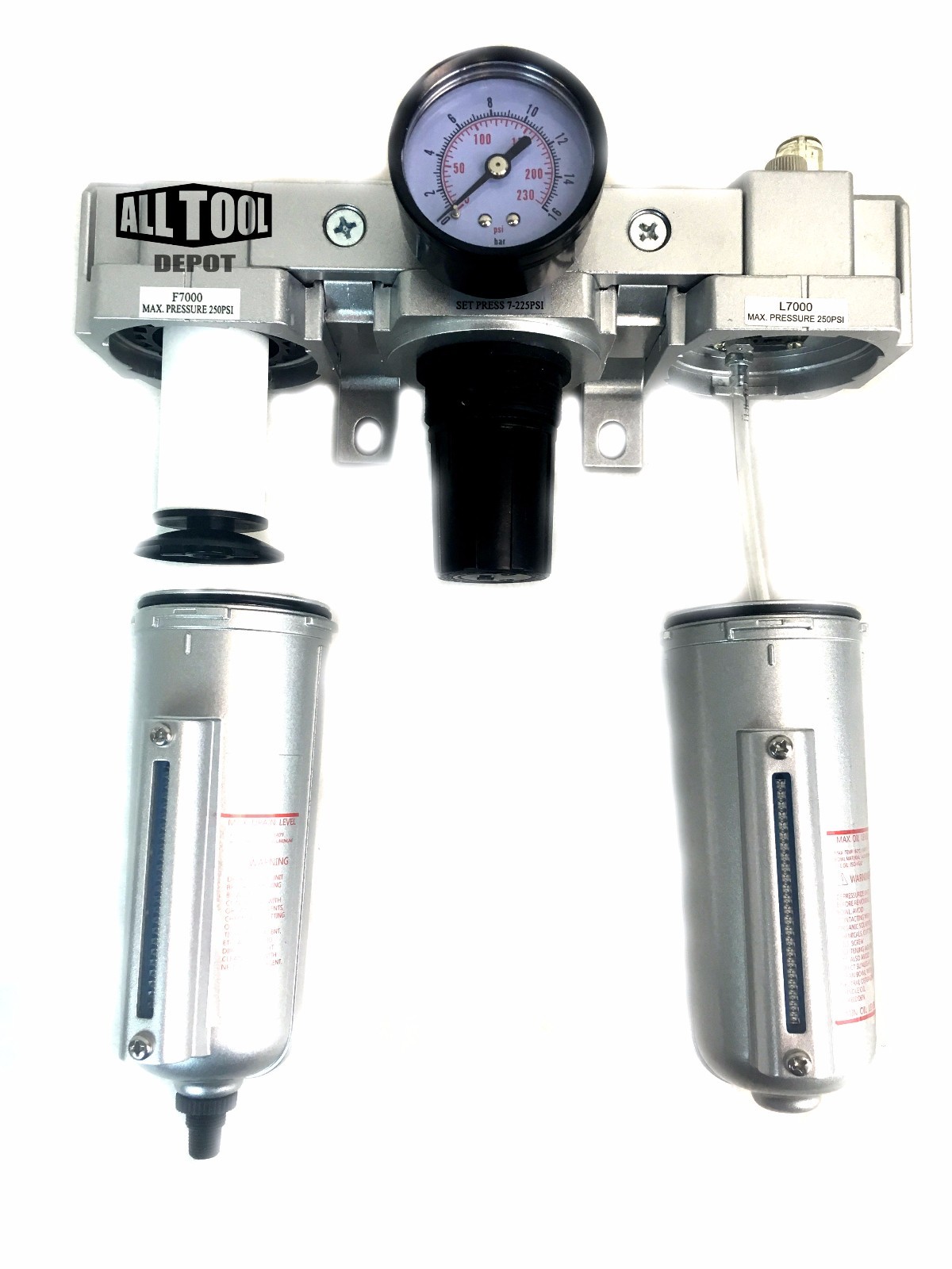 3/4" Heavy Duty FRL air control unit w/ Auto Drain C706NA