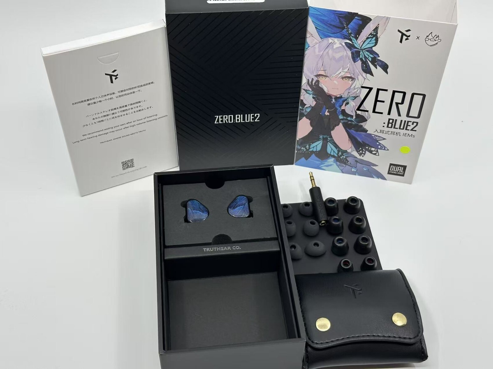 TRUTHEAR x Crinacle Zero:BLUE2 Dual Dynamic Drivers In-ear Headphone ( With Mic)