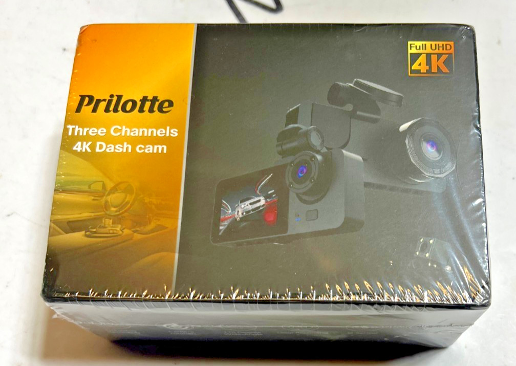 Dash Camera Prilotte 1080 FHD Three Channel 4k Dash Cam Brand New FREE SHIPPING