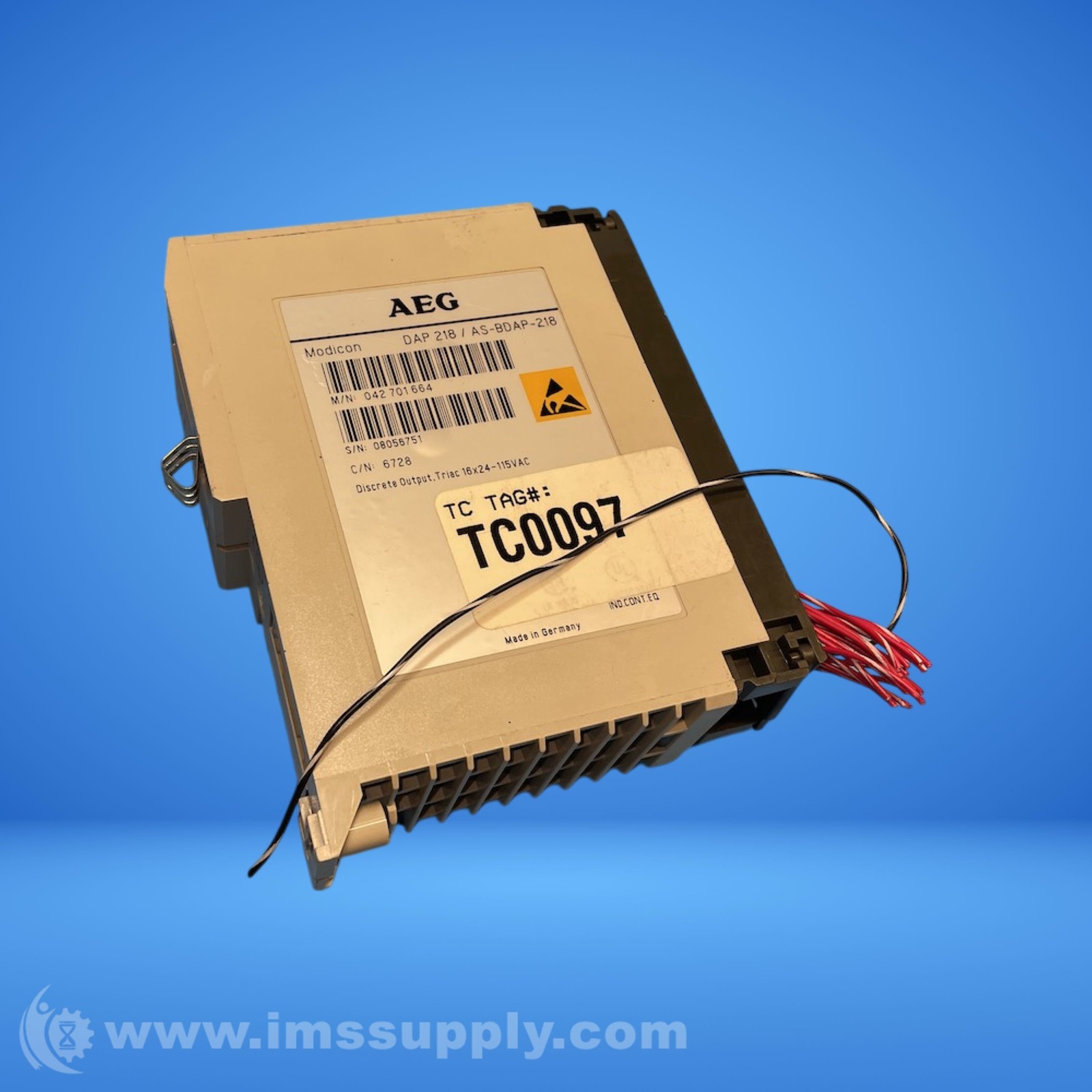 Aeg Motor Control 218/AS-BDAP-218 PLC Module USIP