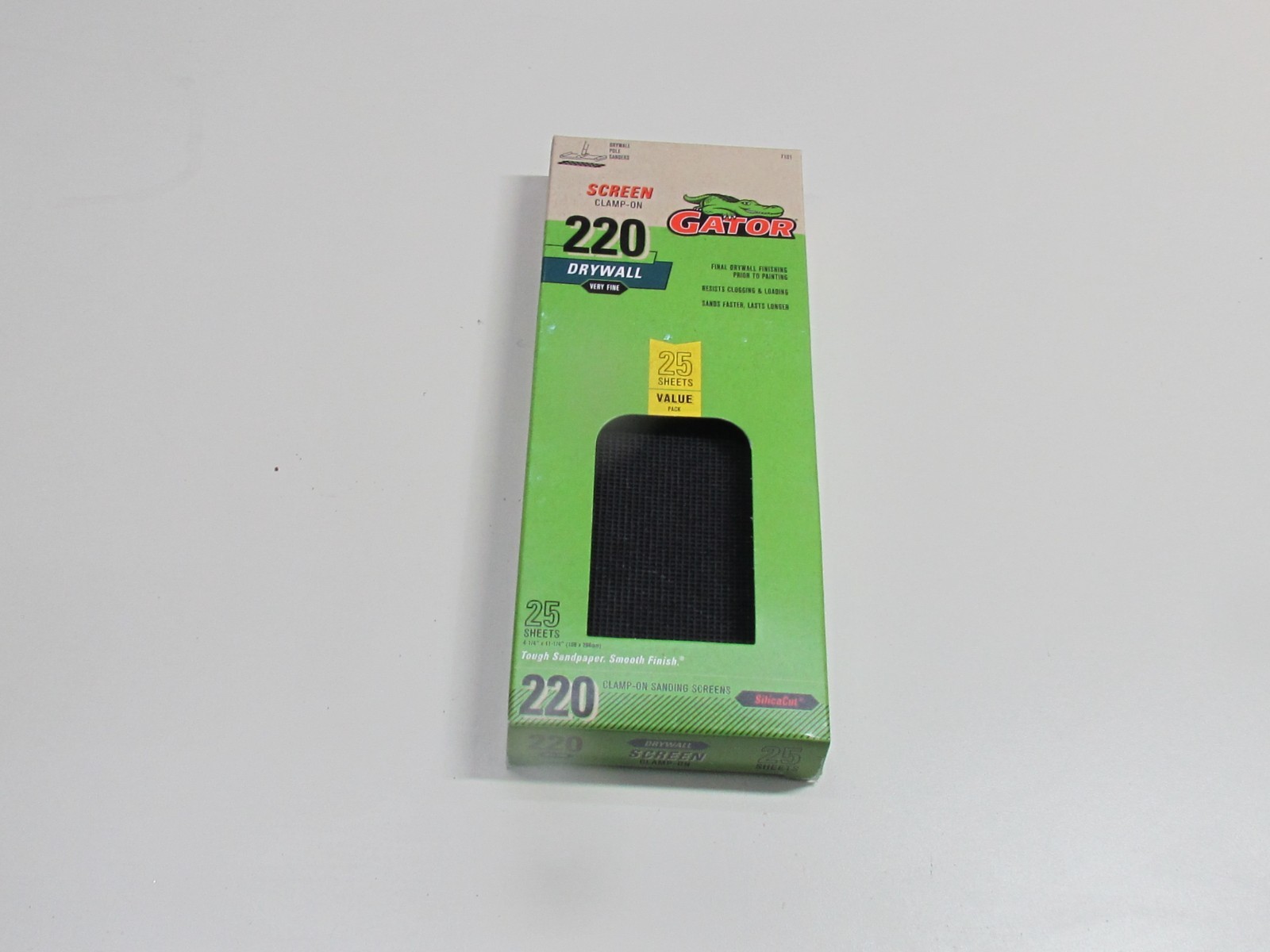 Gator Brand Clamp on 220 Drywall Screen 218686-7101 25 Sheet Pack Very Fine Grit