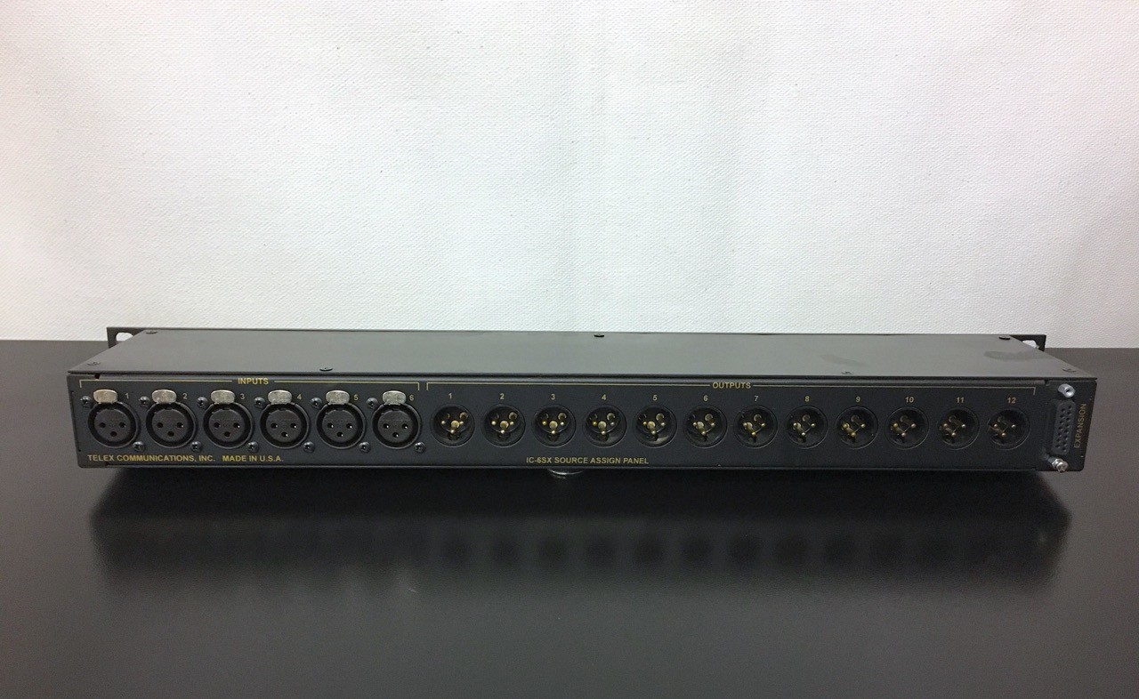 Telex Audiocom IC-6SX Source Assign Panel