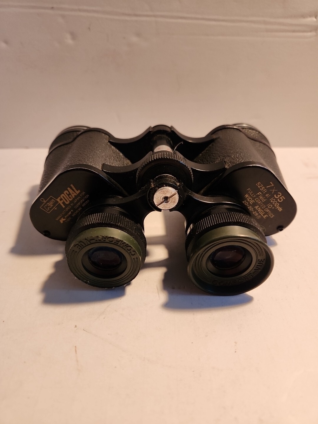 FOCAL Siam cat optics 7X35 Field 10 Wide Angle Cleaned Kmart Vintage w/Case