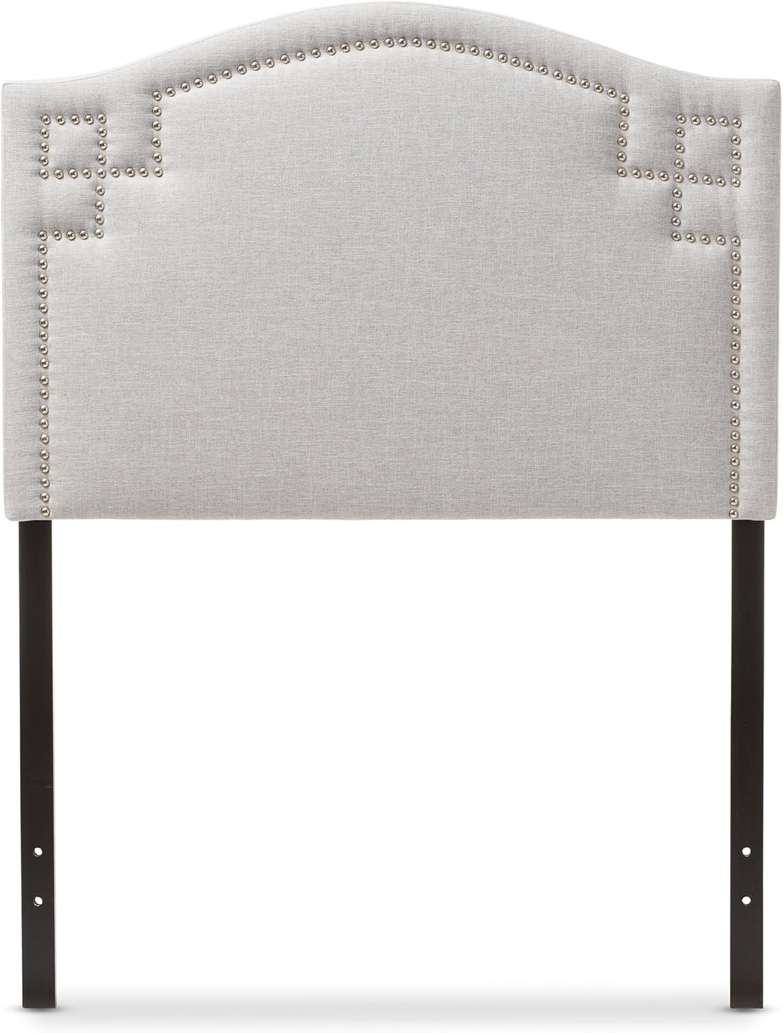 Modern Greyish Beige Twin Headboard -  Aubrey Collection