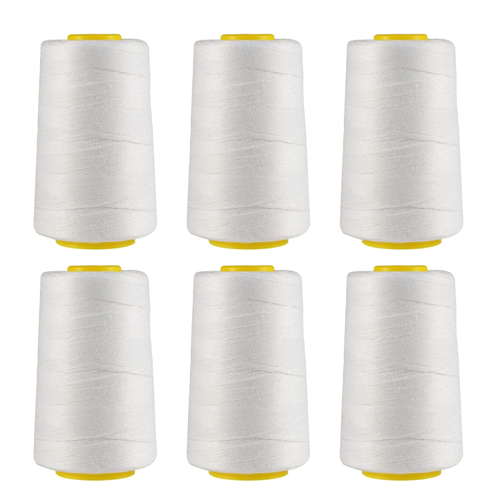 6 Rolls Heavy Duty Spool Sewing Thread For Bags Stitcher Closer