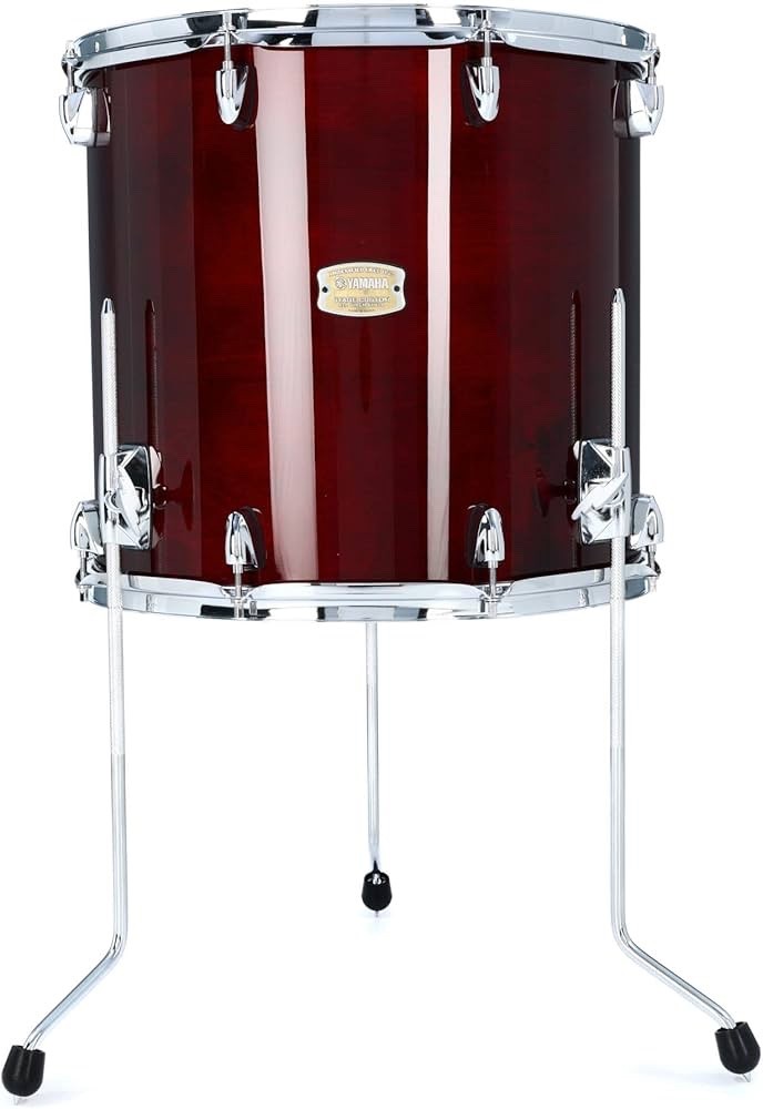 New Yamaha Stage Custom 14x13 Floor Tom with Legs Cranberry Red