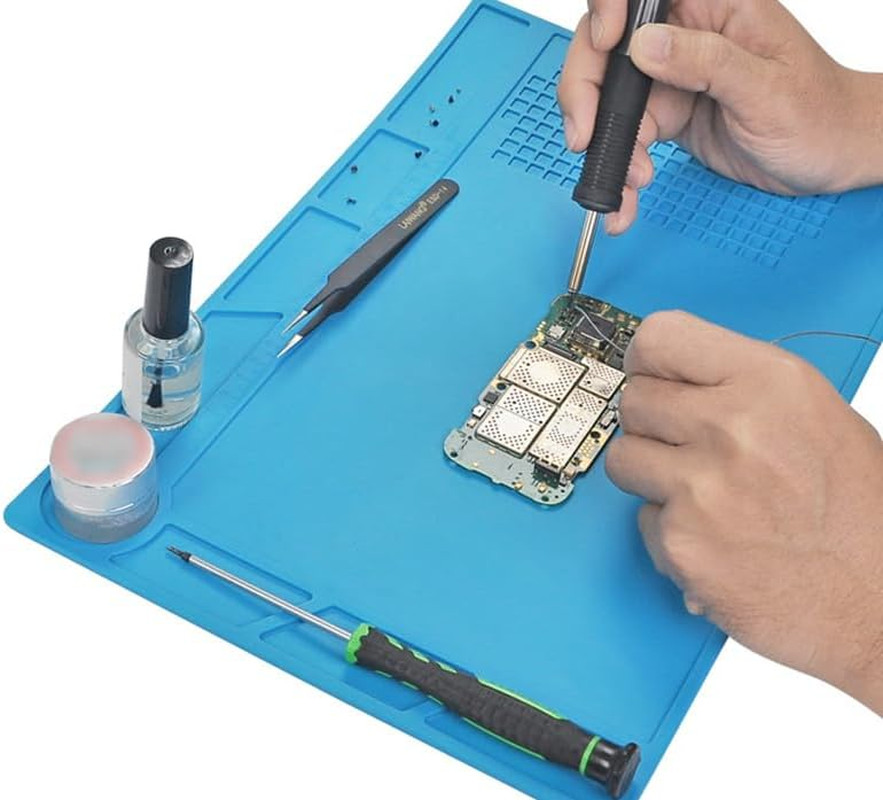 Alfombrilla Para Soldar, Alfombrilla Para Soldar Y Reparar Silicona, Alfombrilla