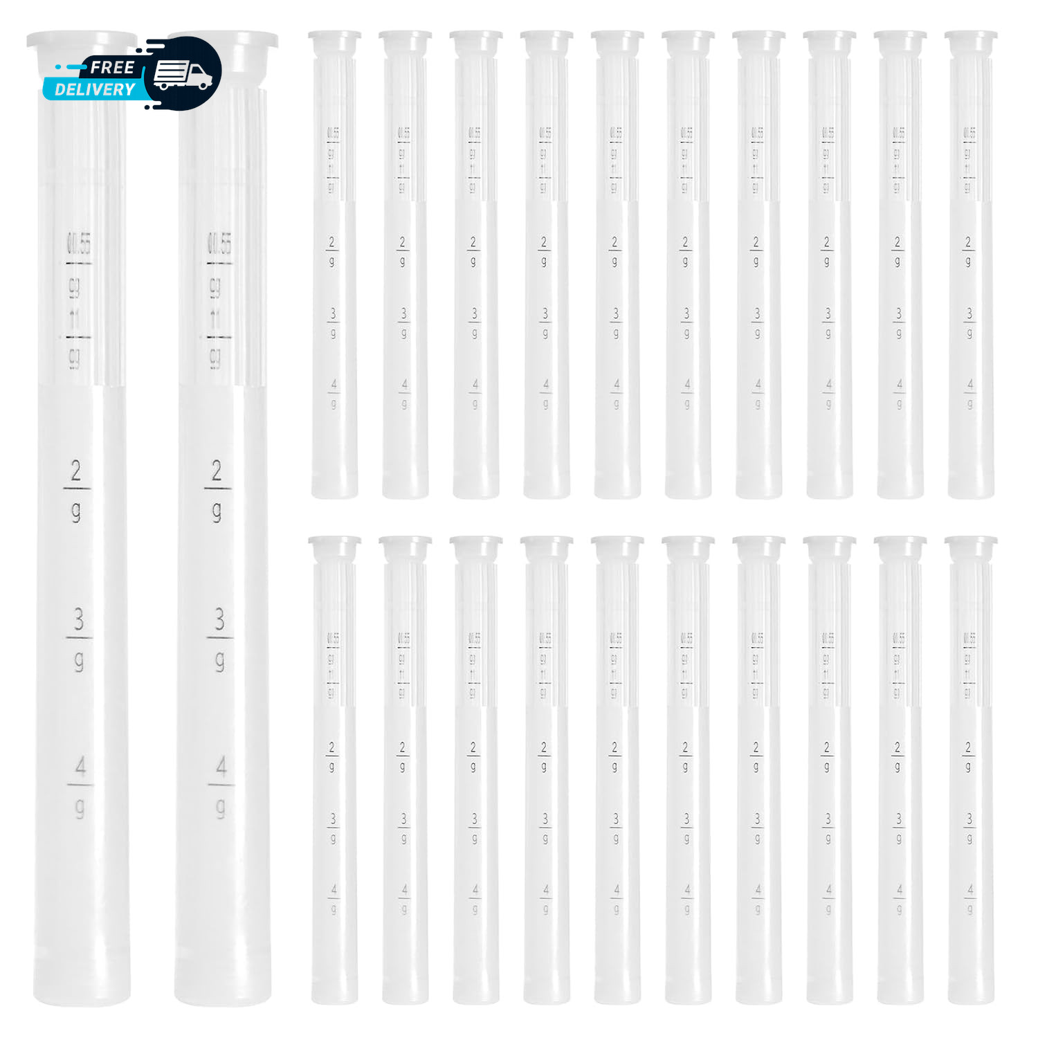 20 Packs Disposable Vaginial Cream Applicators Fits Suppository Creams and Most