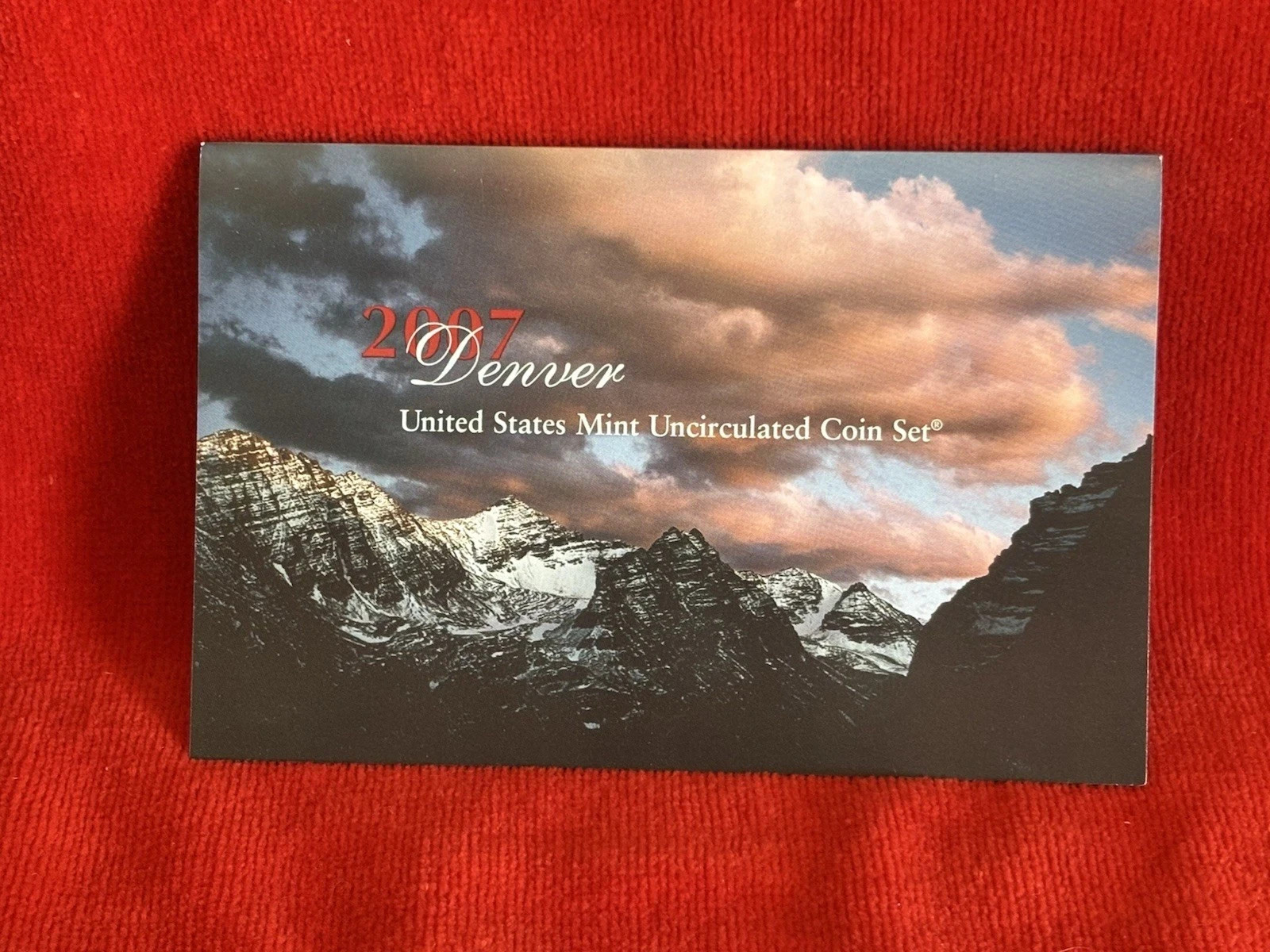 2007 Denver Mint Set Brilliant Uncirculated US with COA (14 Coin Set) BG