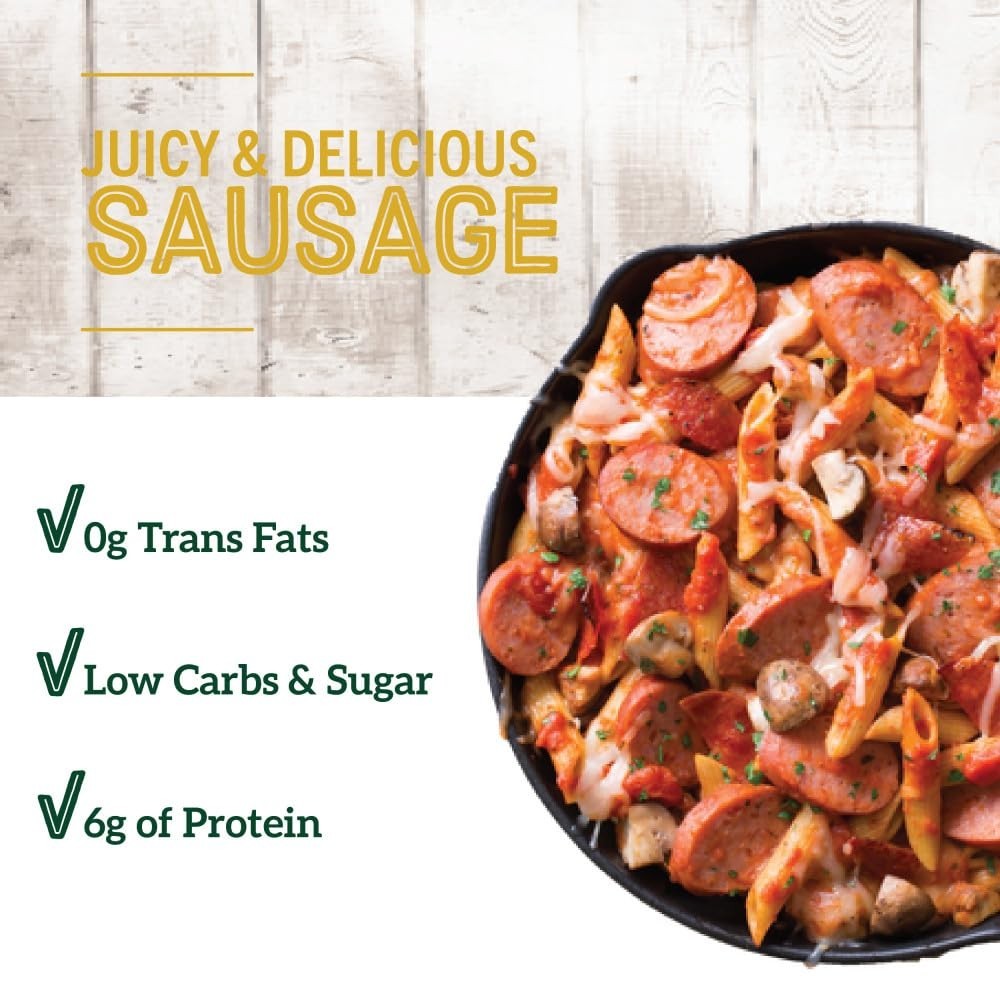 Delicious Beef Smoked Sausage Rope, 12 oz - Quick and Easy Dinner Solution