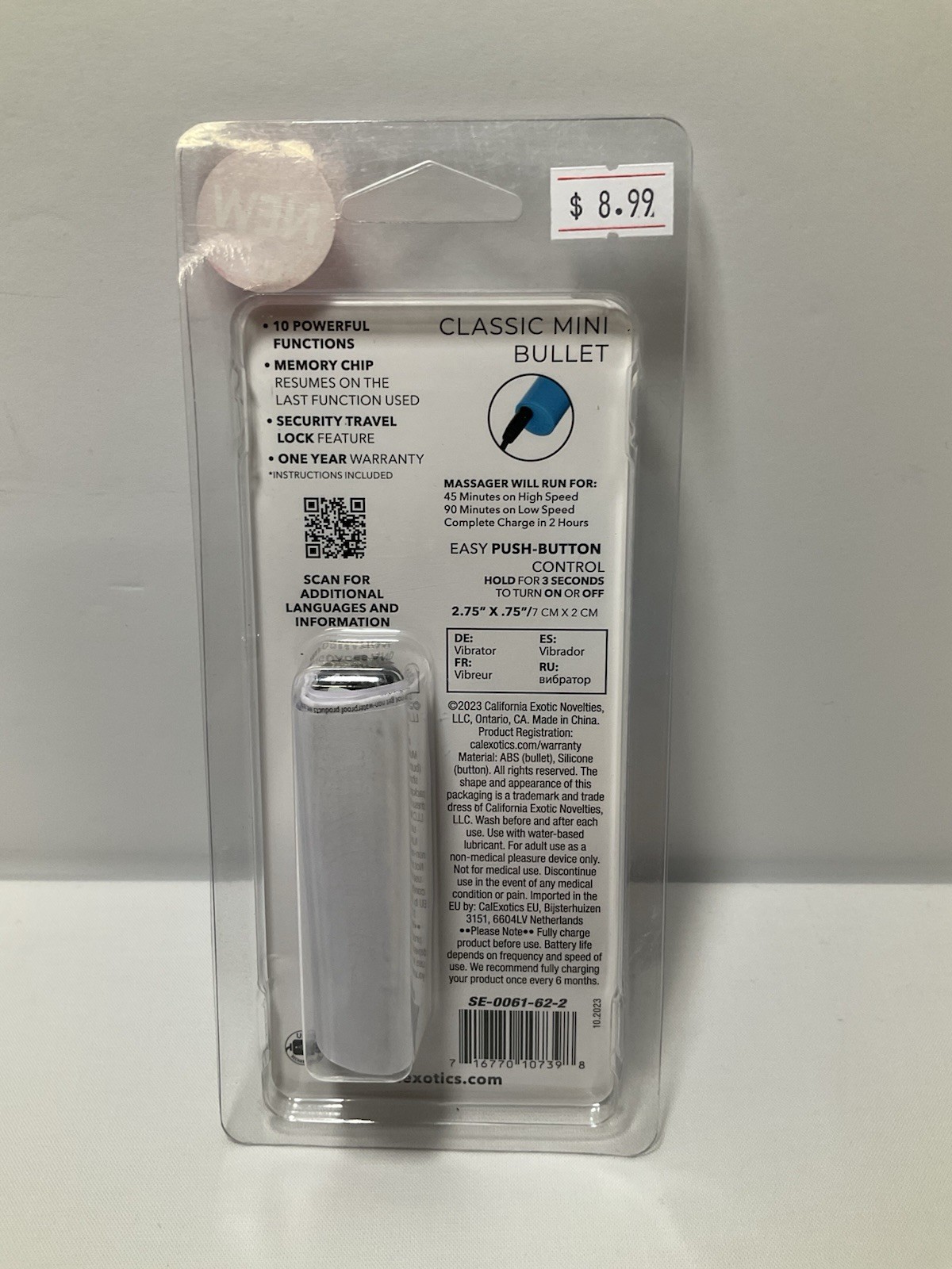 Turbo Buzz Classic Mini Bullet Vibrator