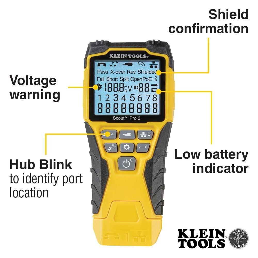 Versatile Testing Kit for Ethernet, Coax, & Phone Cables - Reliable & Accurate