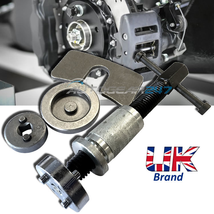 2 in 1 Right Hand Thread Brake Caliper Rewind Tool. 2 Adaptors.Euro & Jap Models