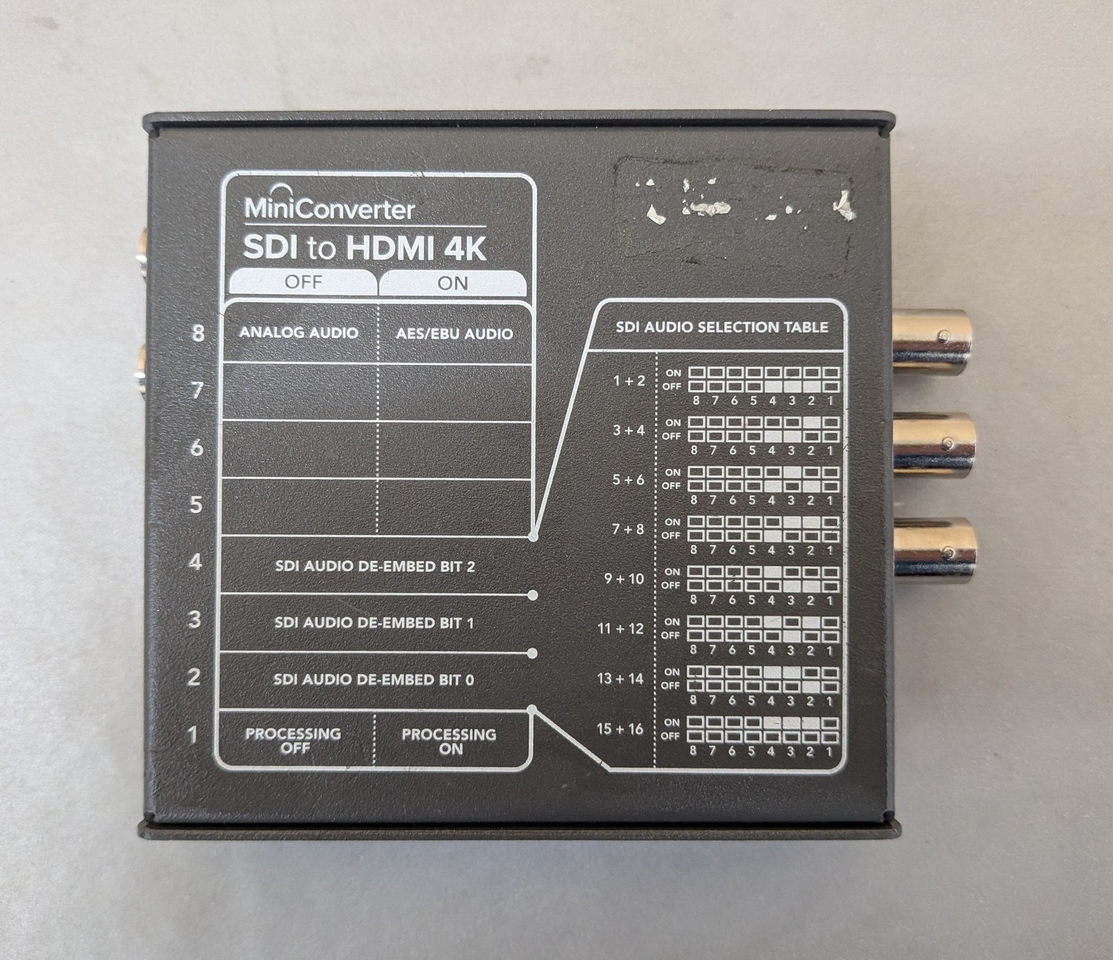 Blackmagic Design SDI to HDMI 4K Mini Converter