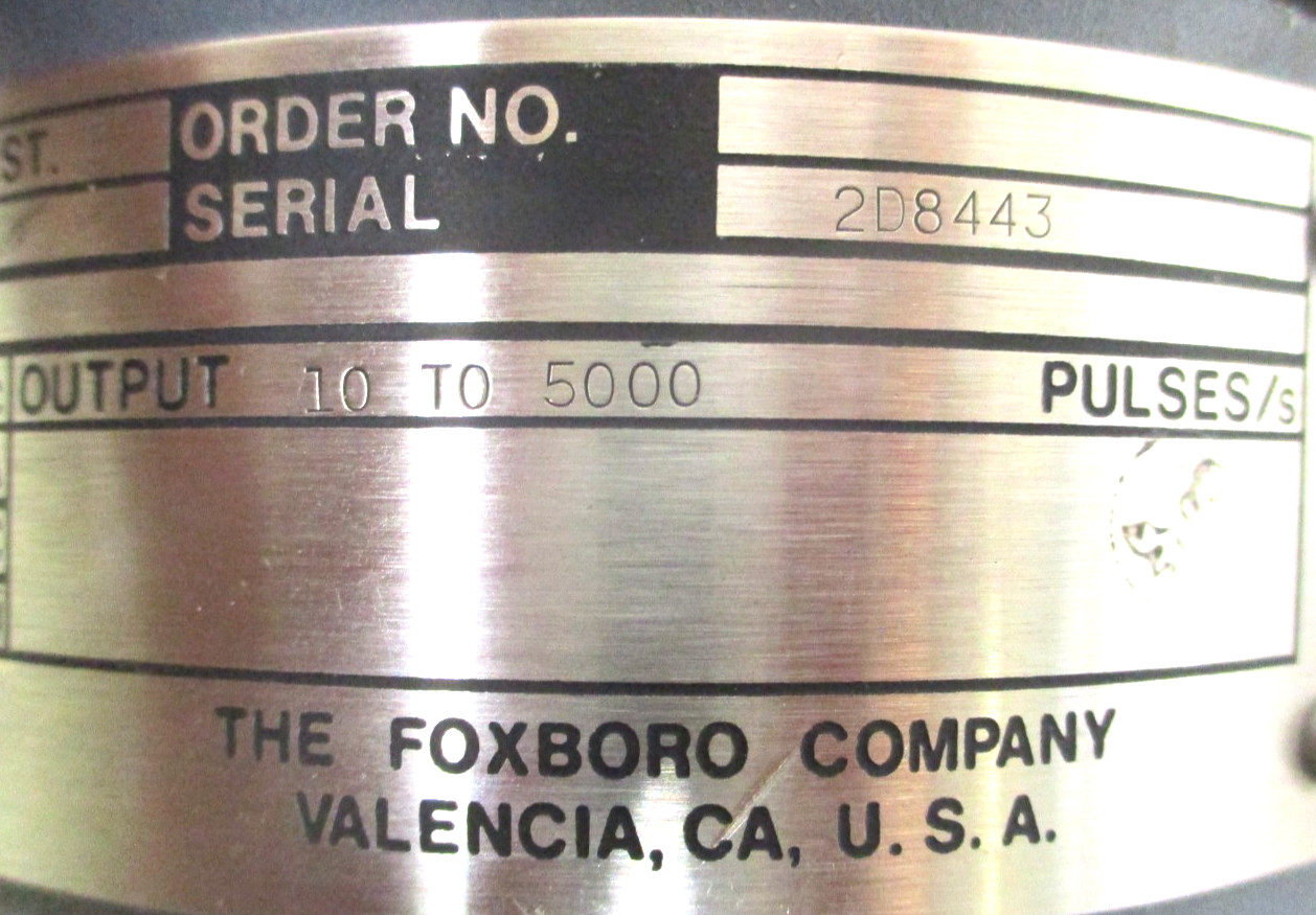 FOXBORO , PA-109-FD , STYLE-B , FLOW SENSOR , SURPLUS