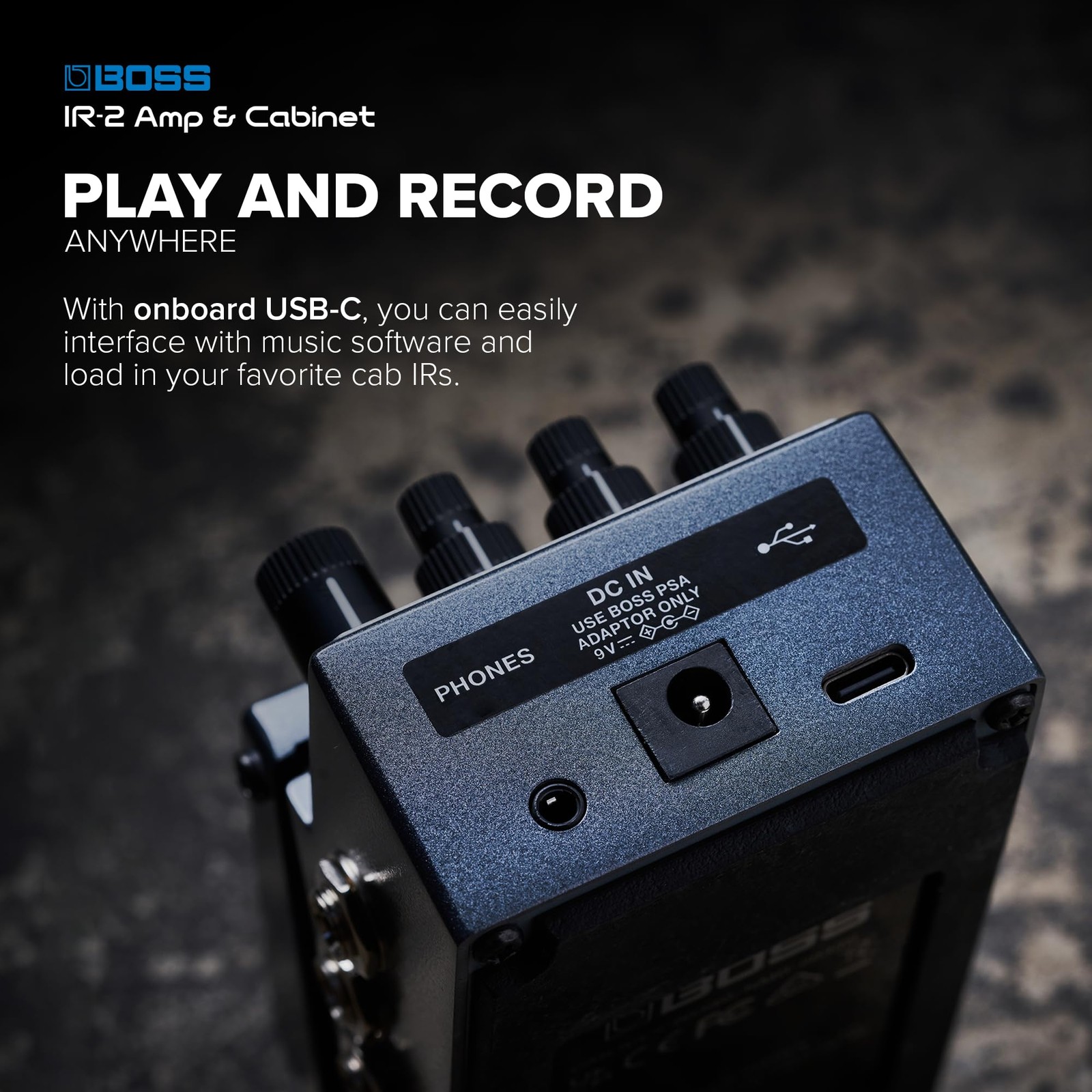 BOSS IR-2 Amp & Cabinet | Premium Emulator & IR Loader | 11 Black